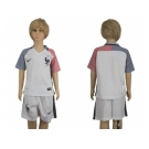 France Blank Away Kid Soccer Country Jersey