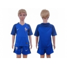 France Blank Home Kid Soccer Country Jersey