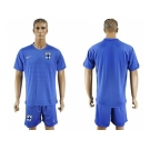 Finland Blank Away Soccer Country Jersey