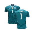 Germany #1 Trapp Away Soccer Country Jersey