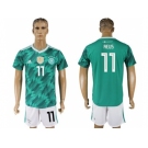 Germany #11 Reus Away Soccer Country Jersey