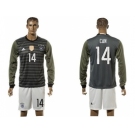 Germany #14 Can Away Long Sleeves Soccer Country Jersey