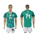 Germany #14 Can Away Soccer Country Jersey