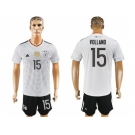 Germany #15 Volland White Home Soccer Country Jersey