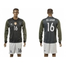 Germany #16 Bellarabi Away Long Sleeves Soccer Country Jersey