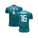 Germany #16 Rudiger Away Soccer Country Jersey