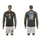 Germany #18 Ginter Away Long Sleeves Soccer Country Jersey