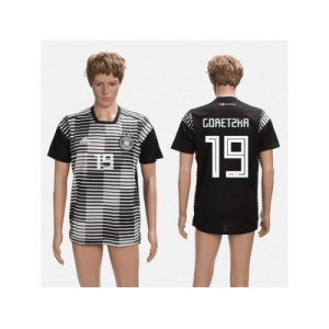 Germany #19 Goretzka Black Soccer Country Jersey