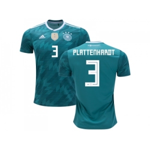 Germany #3 Plattenhardt Away Soccer Country Jersey