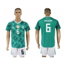 Germany #6 Khedira Away Soccer Country Jersey