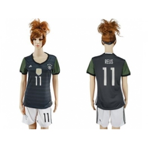 Women's Germany #11 Reus Away Soccer Country Jersey