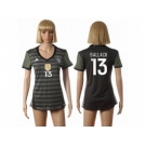 Women's Germany #13 Ballack Away Soccer Country Jersey