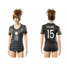 Women's Germany #15 Volland Away Soccer Country Jersey1