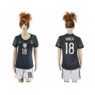 Women's Germany #18 Ginter Away Soccer Country Jersey