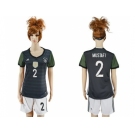 Women's Germany #2 Mustafi Away Soccer Country Jersey