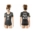 Women's Germany #20 Kramer Away Soccer Country Jersey1