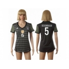 Women's Germany #5 Beckenbauer Away Soccer Country Jersey