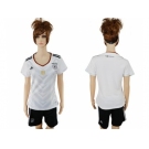 Women's Germany Blank White Home Soccer Country Jersey