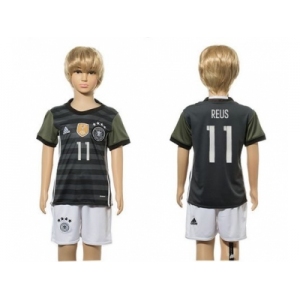 Germany #11 Reus Away Kid Soccer Country Jersey