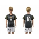 Germany #18 Kroos Away Kid Soccer Country Jersey