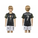 Germany #7 Schweinsteiger Away Kid Soccer Country Jersey