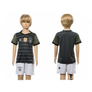 Germany Blank Away Kid Soccer Country Jersey