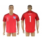 England #1 Hart Away Soccer Country Jersey