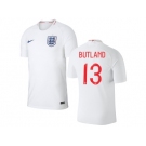 England #13 Butland Home Thai Version Soccer Country Jersey