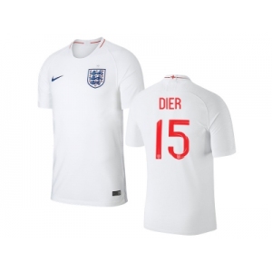 England #15 Dier Home Thai Version Soccer Country Jersey