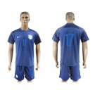 England #17 Henderson Away Soccer Country Jersey