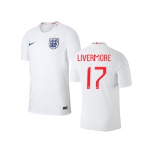 England #17 Livermore Home Thai Version Soccer Country Jersey