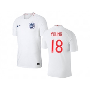 England #18 Young Home Thai Version Soccer Country Jersey