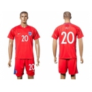 England #20 Ali Away Soccer Country Jersey1
