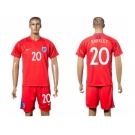 England #20 Barkley Away Soccer Country Jersey1
