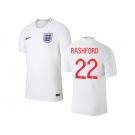 England #22 Rashford Home Thai Version Soccer Country Jersey