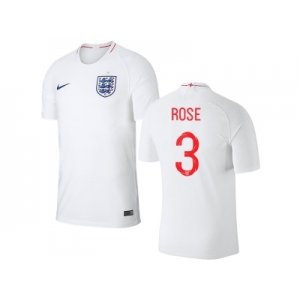 England #3 Rose Home Thai Version Soccer Country Jersey