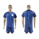 England #7 Milner Away Soccer Country Jersey