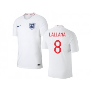 England #8 Lallana Home Thai Version Soccer Country Jersey