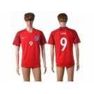 England #9 Kane Away Soccer Country Jersey1