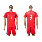 England #9 Sturridge Away Soccer Country Jersey