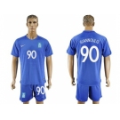 Greece #90 Giannoulis Away Soccer Country Jersey