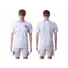 Greece Blank Home Soccer Country Jersey