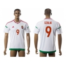 Hungary #9 Szalai Away Soccer Country Jerse