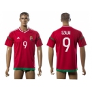 Hungary #9 Szalai Home Soccer Country Jersey1