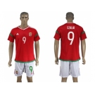 Hungary #9 Szalai Home Soccer Country Jersey