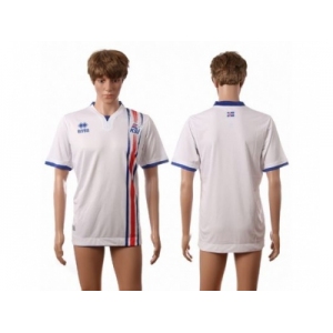 Iceland Blank Away Soccer Country Jersey