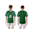 Ireland Blank Home Soccer Country Jersey