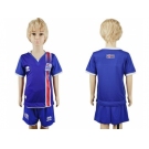 Iceland Blank Home Kid Soccer Country Jersey