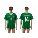 Mexico #14 Chicharito Green Home Soccer Country Jersey2