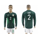 Mexico #2 I.Sabdi Home Long Sleeves Soccer Country Jersey